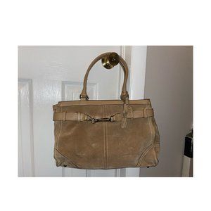 Coach Hampton Zip Suede Exterior Bag
